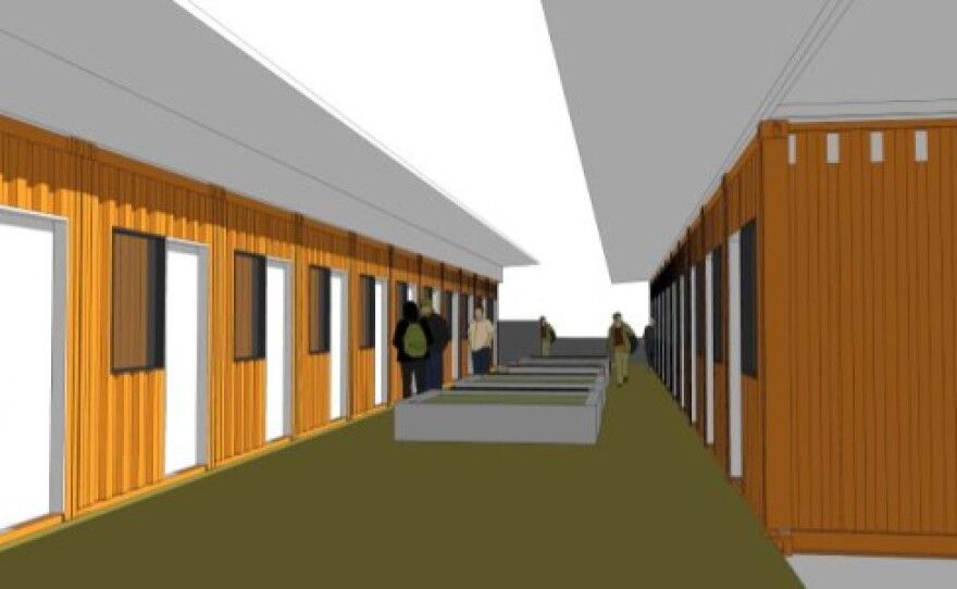Mock-up of the Compass Crossing pilot project. 