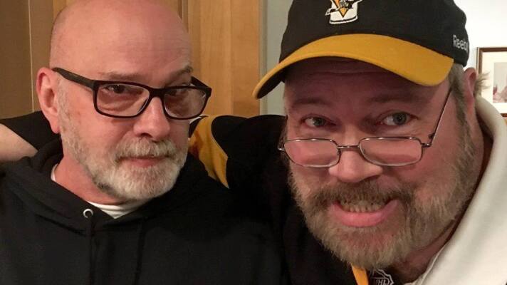 2. Gary Walker not overly excited to be in the picture with his newsman (2018)