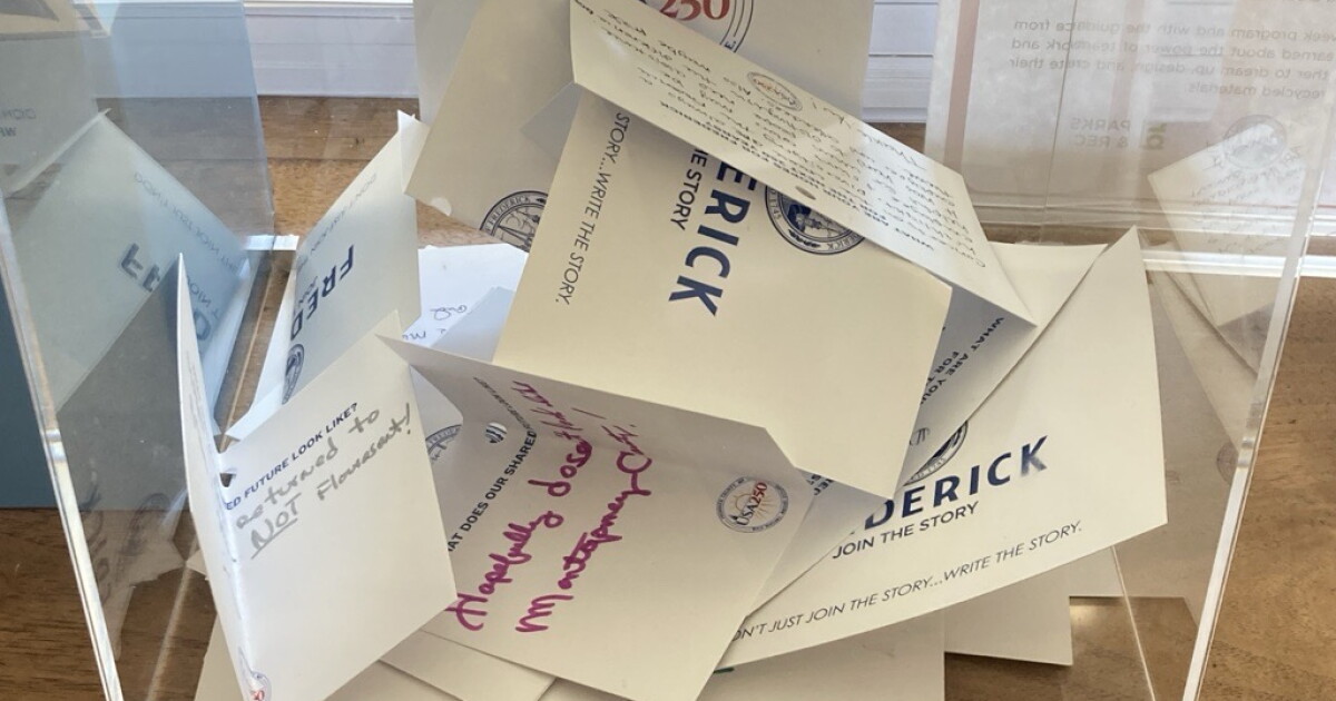 Frederick time capsule buried for the U.S.’s 300th birthday
