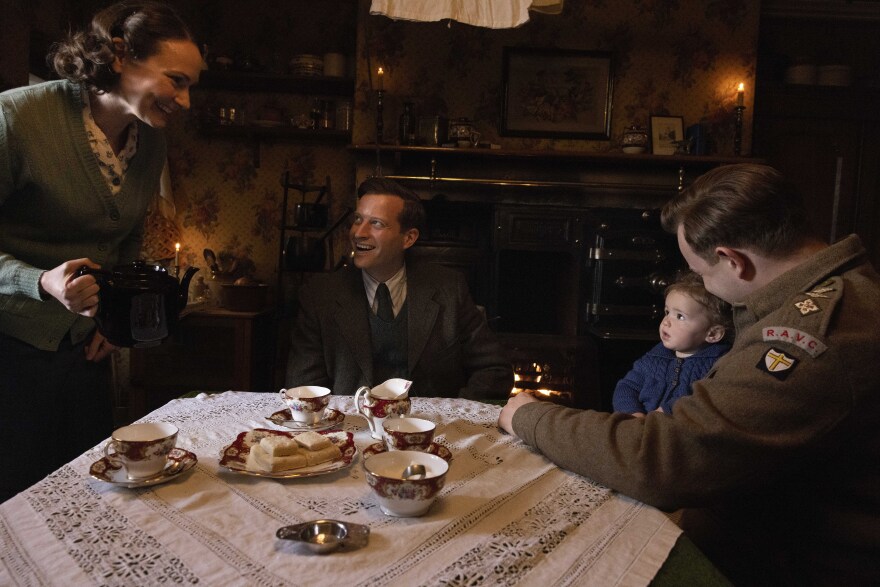 MASTERPIECE All Creatures Great and Small Season 6 Episode One, "Gathering the Flock" Sunday, January 11, 2026 at 9/8c on PBS Things look very different at Skeldale House and James is struggling with a wild and chaotic Siegfried. When Tristan returns from war and is shocked to see the shift in his brother, he and James decide to take action. But there’s some good news around the corner for everyone. Shown L-R: Mrs. Hall (Anna Madeley), James Herriot (Nicholas Ralph), Rosie Herriot (Autumn/Arlie Doyle), Tristan Farnon (Callum Woodhouse) For editorial use only. Photographer: Helen Williams Courtesy of Playground Entertainment and MASTERPIECE.