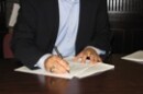 Governor Matt Blunt ( R.,Mo) signs comprehensive anti illegal immigration laws.