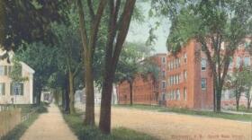 Postcard of The Wallace Shoe Factory, Rochester, New Hampshire.