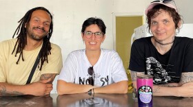 From left, Kendall Harris, Jaydream, and Olive Cooke, of Cauldron Collective.