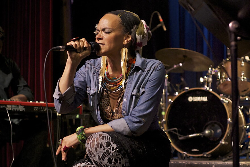 Ursula Rucker, a Philadelphia spoken-word artist. (Courtesy Sven Frenzel)