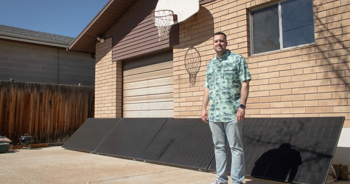 DIY balcony solar power can help Utahns chip away at their electric bills