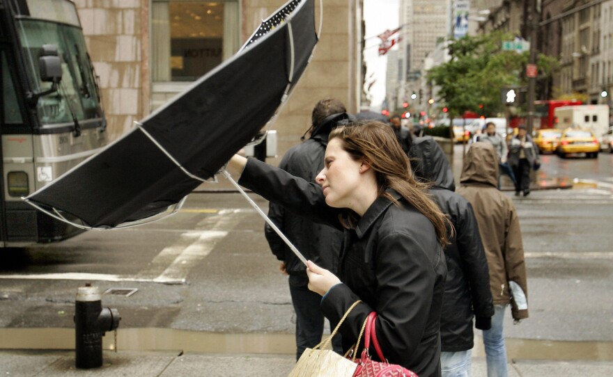 Hurricane Wilma takes on New York City, 2005.
