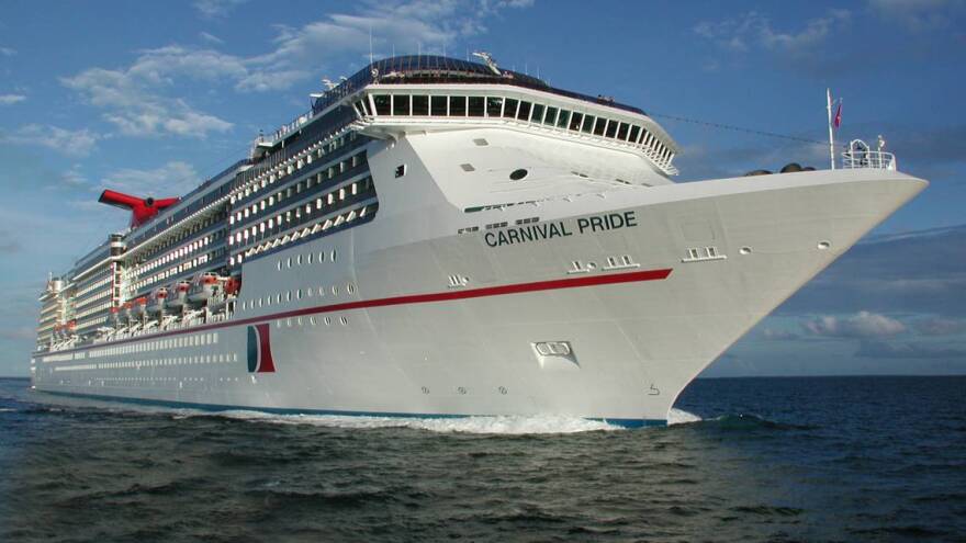 Carnival Cruise Line will be the first to resume visits to the Freeport after Hurricane Dorian on Friday, Oct. 11, with its Carnival Pride ship from Baltimore. 
