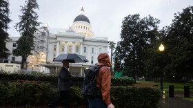 An atmospheric river rains on Sacramento, Tuesday, March 14, 2023.