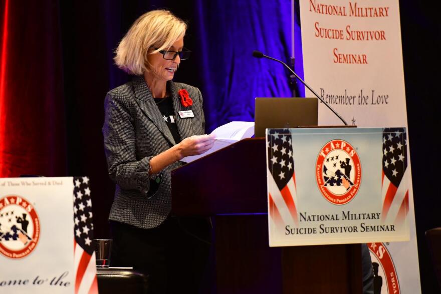 Kim Ruocco, Vice President of suicide prevention and postvention, 2019 Tragedy Assistance Program for Survivors (TAPS).  