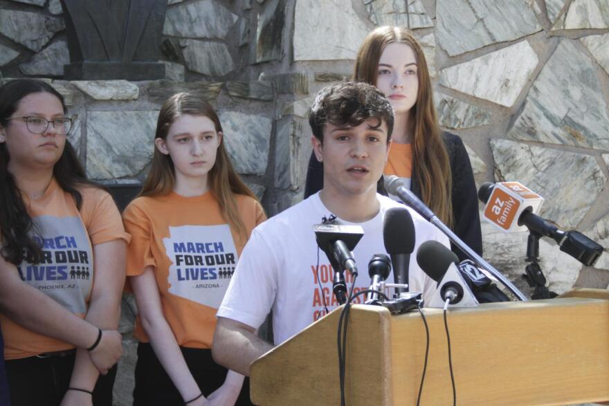 Jordan Harb speaks about the creation of a new school safety task force