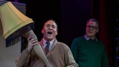 Nick Martiniano and David Baecker in "A Christmas Story"