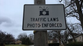 A sign posted at the city limits in Lancaster in southeastern central Ohio.