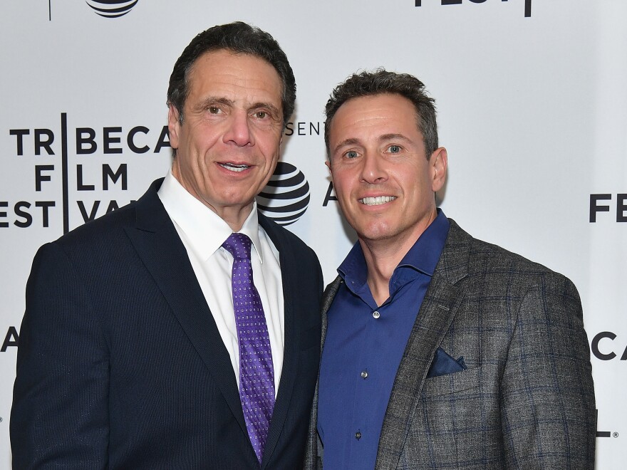 Multiple news outlets report that New York Gov. Andrew Cuomo's administration gave his family members preferential access to COVID-19 testing in the early days of the pandemic, including to his brother, CNN anchor Chris Cuomo.