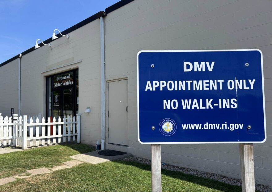 Access to the Rhode Island Division of Motor Vehicles office on Valley Road in Middletown is by appointment only.