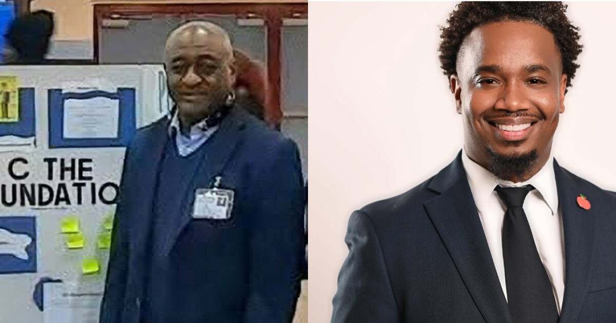 Incumbent Charlie D. Frost Sr (left) and challenger Jamel L. David
