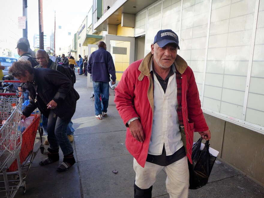 George Farag is homeless and looking forward to gaining health insurance, after being unemployed for two years.