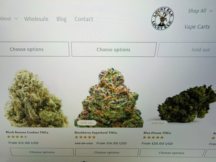 Lucky Elk, based in Asheville, North Carolina, is among dozens of online hemp stores that offer products by mail.