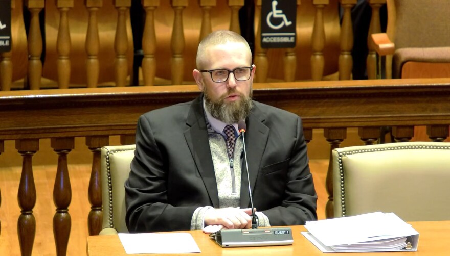 City of Peoria Finance Director and Comptroller Kyle Cratty speaks during a City Council meeting. 