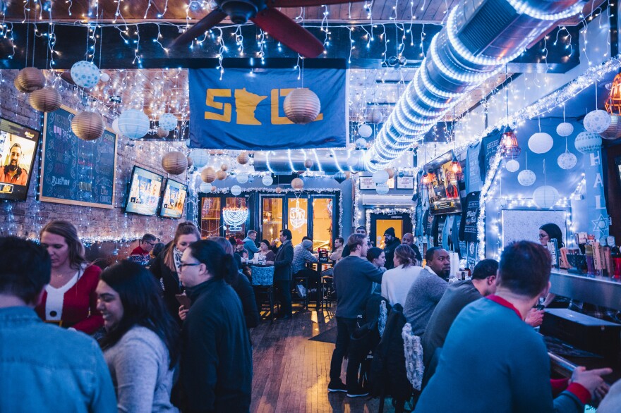 The Graystone Tavern, in Chicago's Wrigleyville, opened the city's first and only Hanukkah-themed pop-up bar. There are plenty of Christmas-themed pop-ups every year, and the owners wanted to do something a little different.