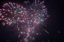New Year's Eve fireworks seen from St. Augustine Beach.