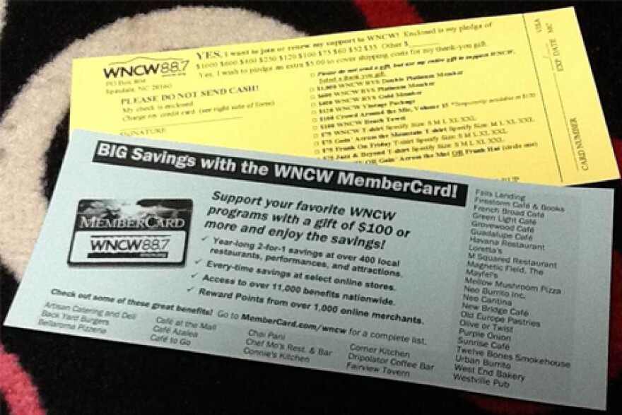 WNCW Mail Cards