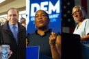 Major Democratic candidates for the U.S. Senate race in Illinois: Raja Krishnamoorthi, Juliana Stratton and Robin Kelly.