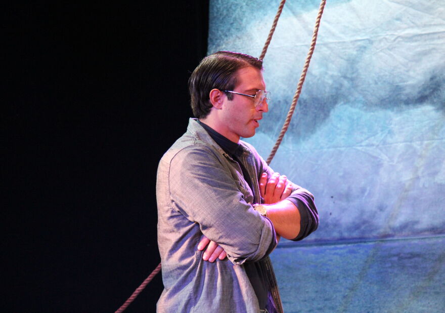 Sean Fleming is Roy Scheider in 'The Shark Is Broken.'