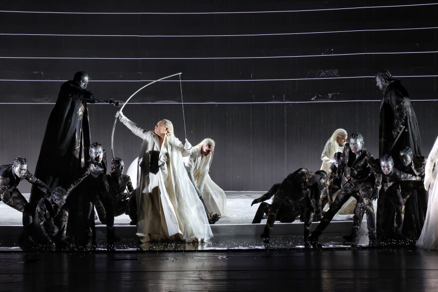 A shot from the NCPA's 2024 production of Die Rheingold.