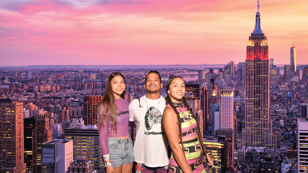 Lower Brule family walks New York City fashion week - Vimarsana News