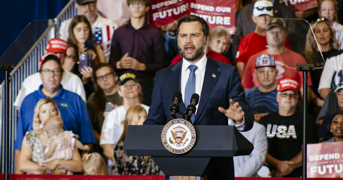 Vice President Vance rallies in Iowa to shore up Republican support in midterms