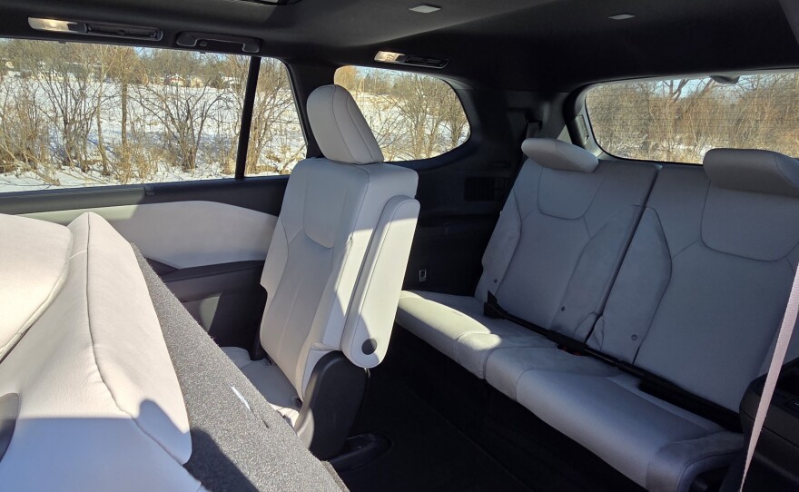 2026 Lexus TX 350 AWD row 3