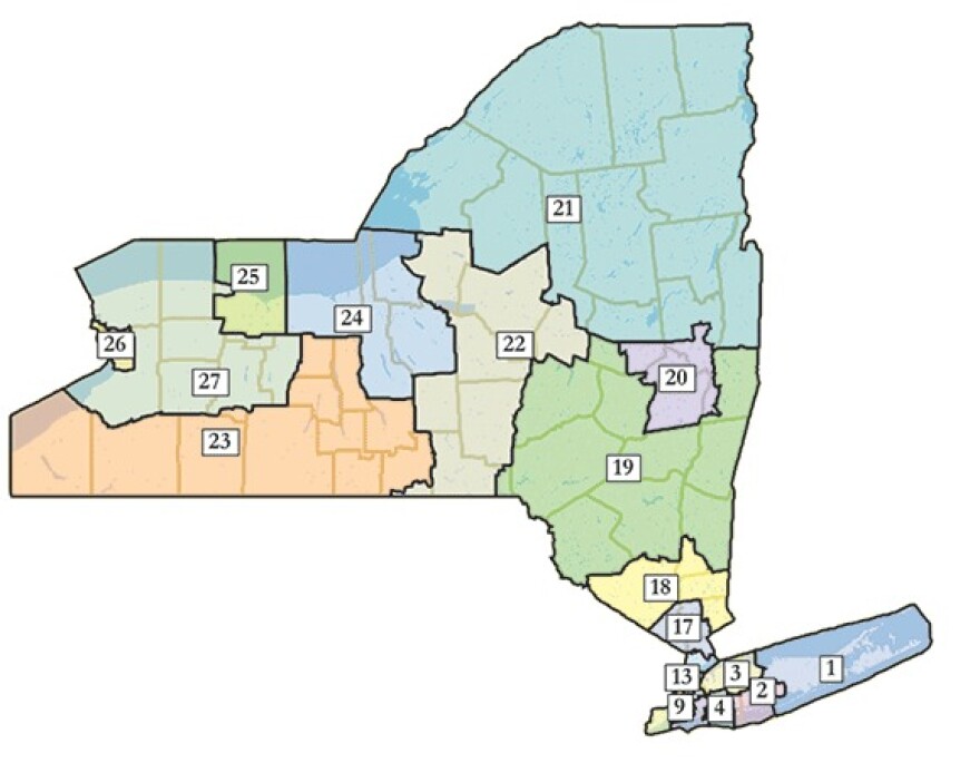 New Congressional districts approved in New York WBFO