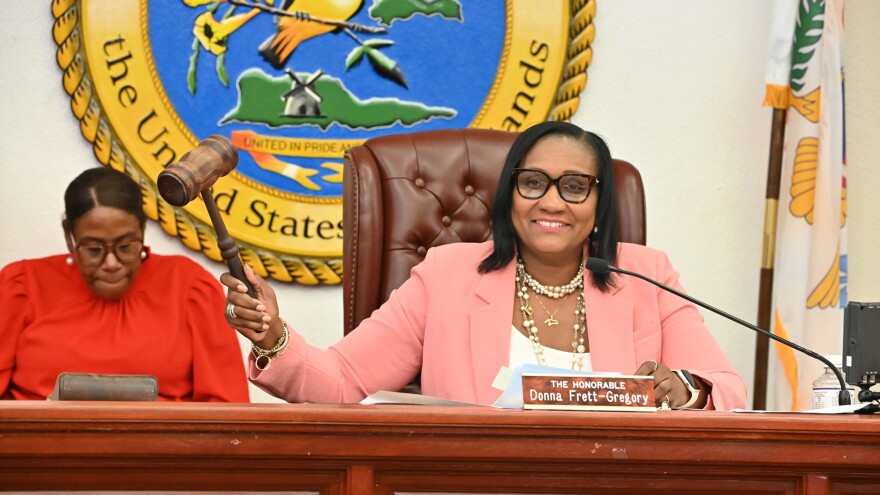 Pictured: Senator Donna Frett-Gregory