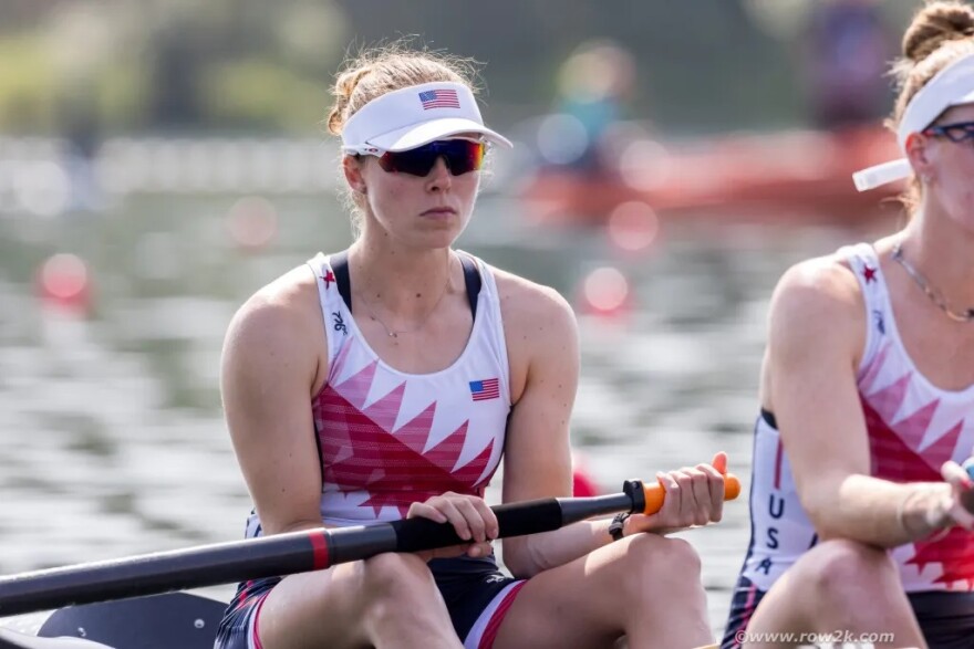 Emily Kallfelz and her teammates finished fifth in the women's four at the Paris Olympics.