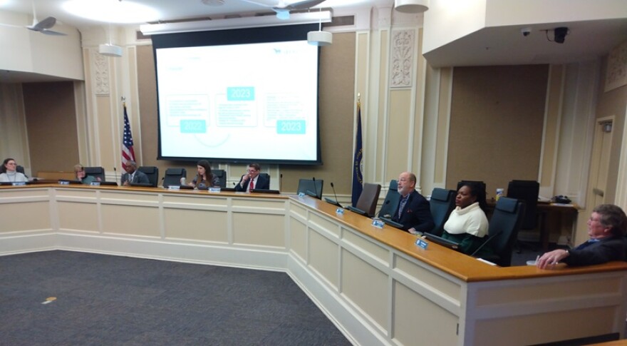 Councilmember Dave Sevigny, third from right, is a coauthor of the ordinance approved by the Lexington City Council's Social Services and Public Safety Committee aimed at preventing source of income-based housing discrimination for renters.