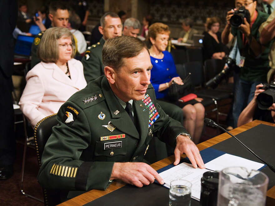 Gen. David Petraeus testified before the Senate Armed Services Committee during a confirmation hearing to become the head of U.S. and NATO forces in Afghanistan.