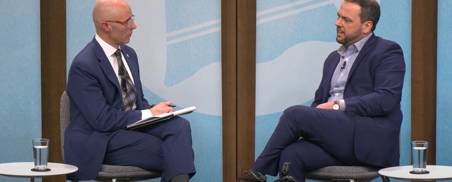 Center for Christian Virtue President Aaron Baer spoke at The City Club of Cleveland forum on Jan. 16.