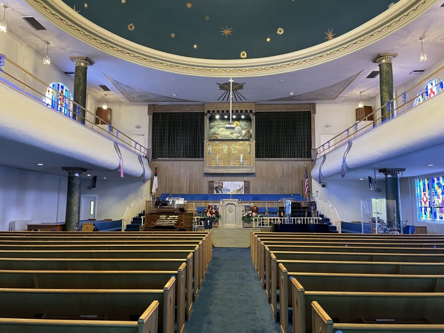 The Greater Abyssinia Baptist Church's sanctuary 