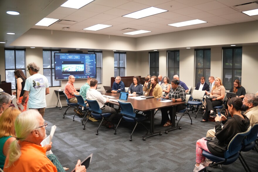 There were no chairs left available in the Tallahassee Development Review Committee meeting room.