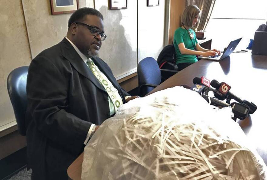 Clay fired multiple council staff members, alleging illegitimate pay raises and a possible cover up within the office. The firings led to a lawsuit from the staff clerk and council Democrats.