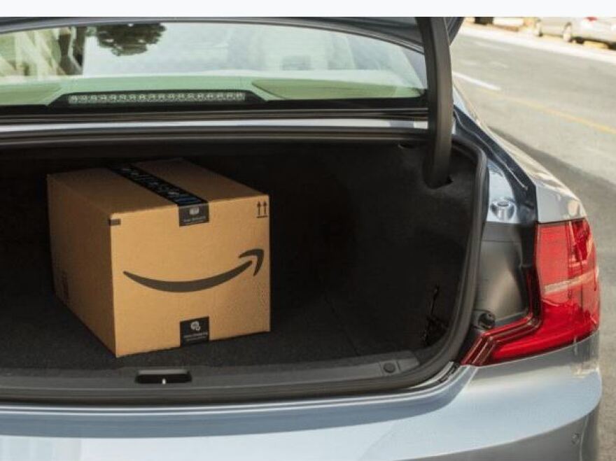 Amazon, which recently started an offer to deliver packages inside people's homes, now offers to deliver inside people's cars.