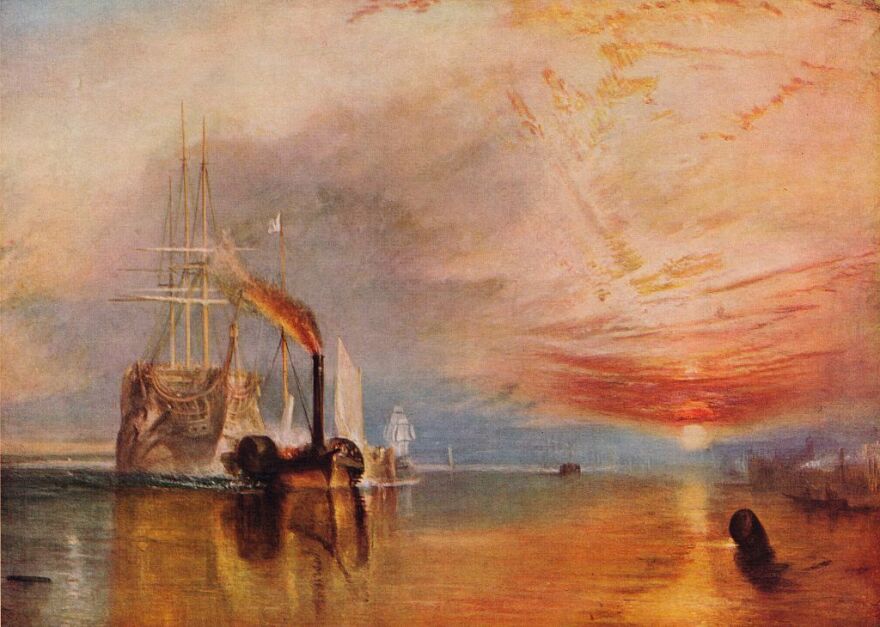 "The Fighting Temeraire," Turner's 1839 painting which will appear on the new £20 bill.