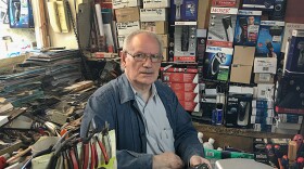 Jacques Guillaume, 73, has been repairing electric razors in Paris since 1962.