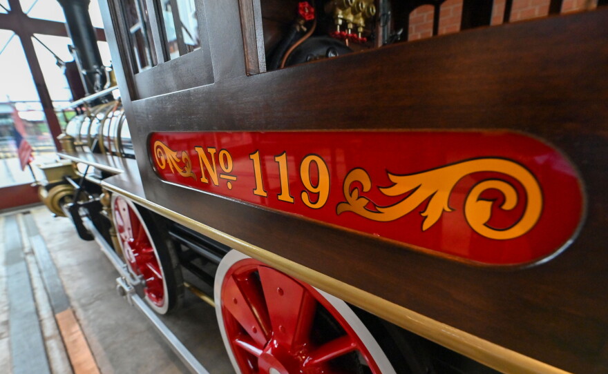 A detail of the No. 119, which Dan Hryhorcoff built.