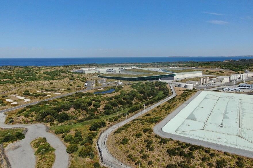 The Victorian Desalination Plant in Dalyston, Australia.
