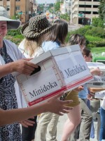 Volunteers pass boxes of signatures to qualify a 2018 ballot measure to expand Medicaid in Idaho. The coronavirus outbreak has halted other ballot initiatives in Idaho and other states.