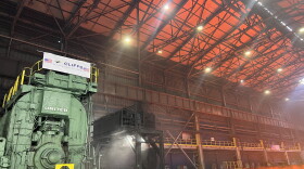 Inside the Middletown steelworks operated by Cleveland-Cliffs in 2024.