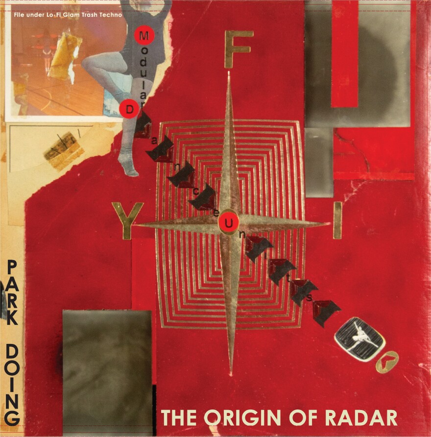 The cover of Park Doing's new album "The Origin of Radar," with art by Robert Pollard.