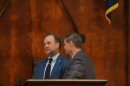 House Speaker Murrell Smith, R-Sumter, and House Ways and Means Committee Chairman Bruce Bannister, R-Greenville, in the House chamber at the Statehouse on March 5, 2026.