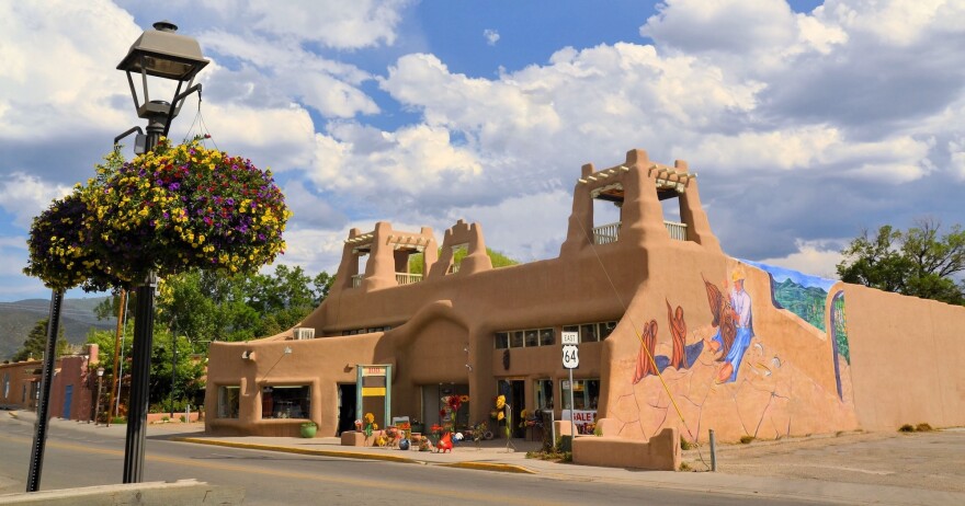 Downtown Taos, New Mexico. The City Council last month voted to not renew a contract with Flock.